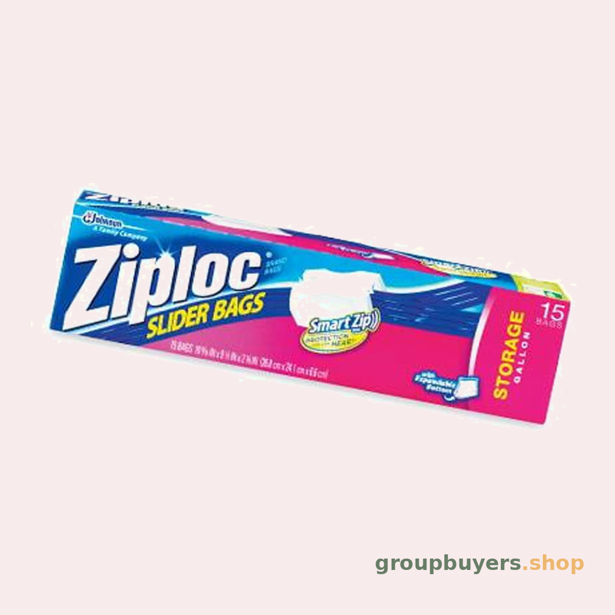 Ziploc Zipper Storage Gallon 15CT