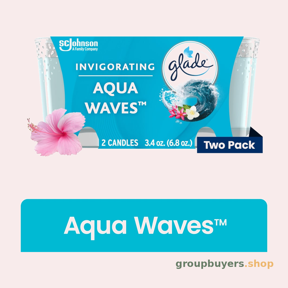 GLADE CANDLE AQUA WAVES