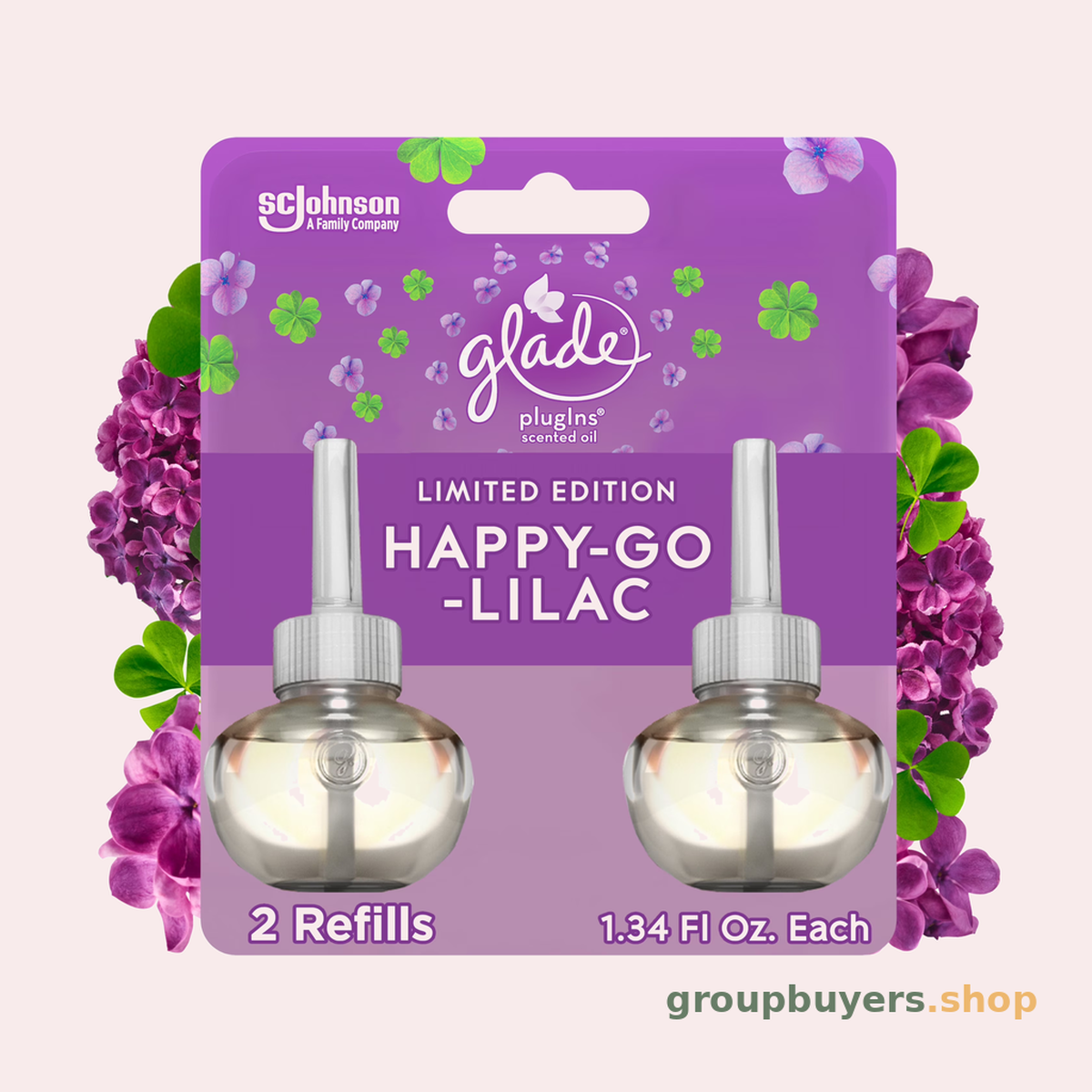 GLADE PISO REFILL HAPPY GO LILAC