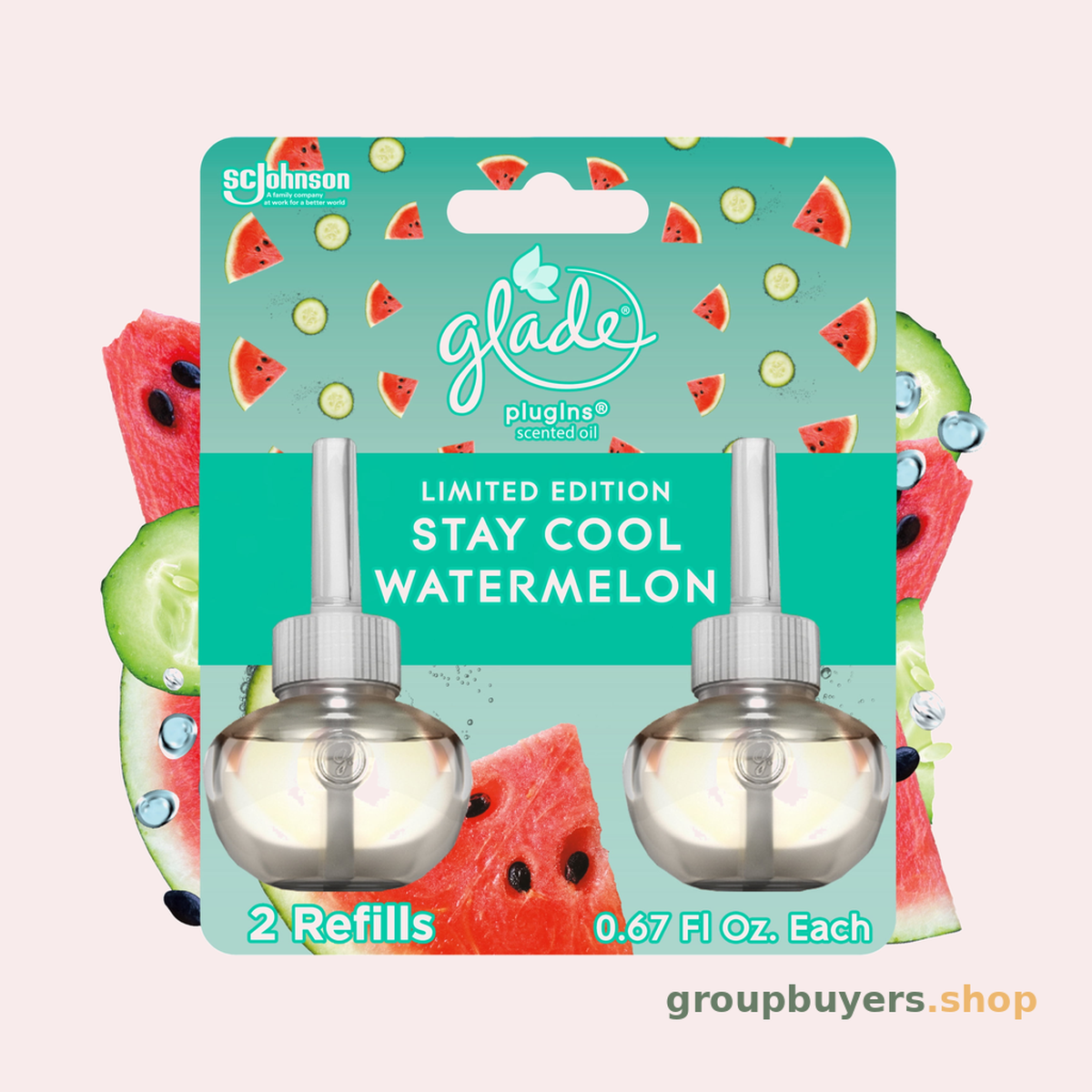 GLADE PISO REFILL STAY COOL WATERMELON
