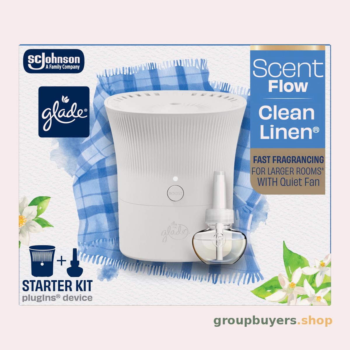 GLADE PISO CLEAN LINEN STARTER KIT