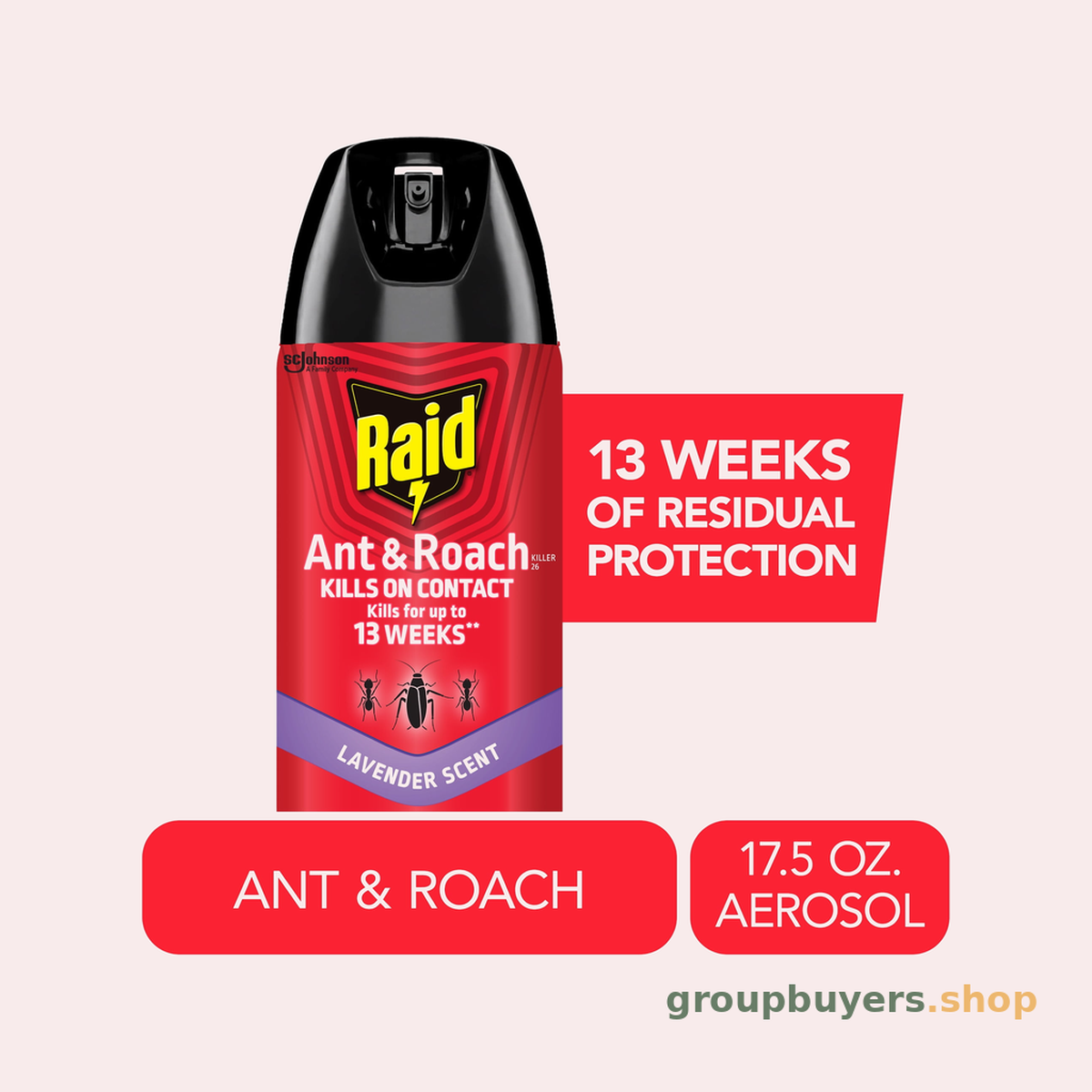 RAID ANT & ROACH LAVENDER