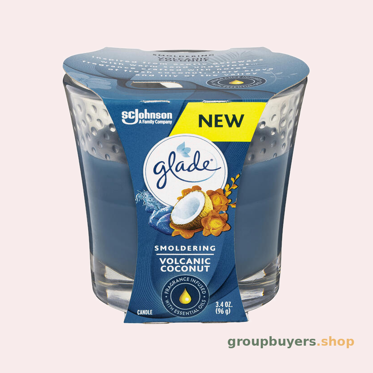 GLADE CANDLE VOLCANIC COCONUT