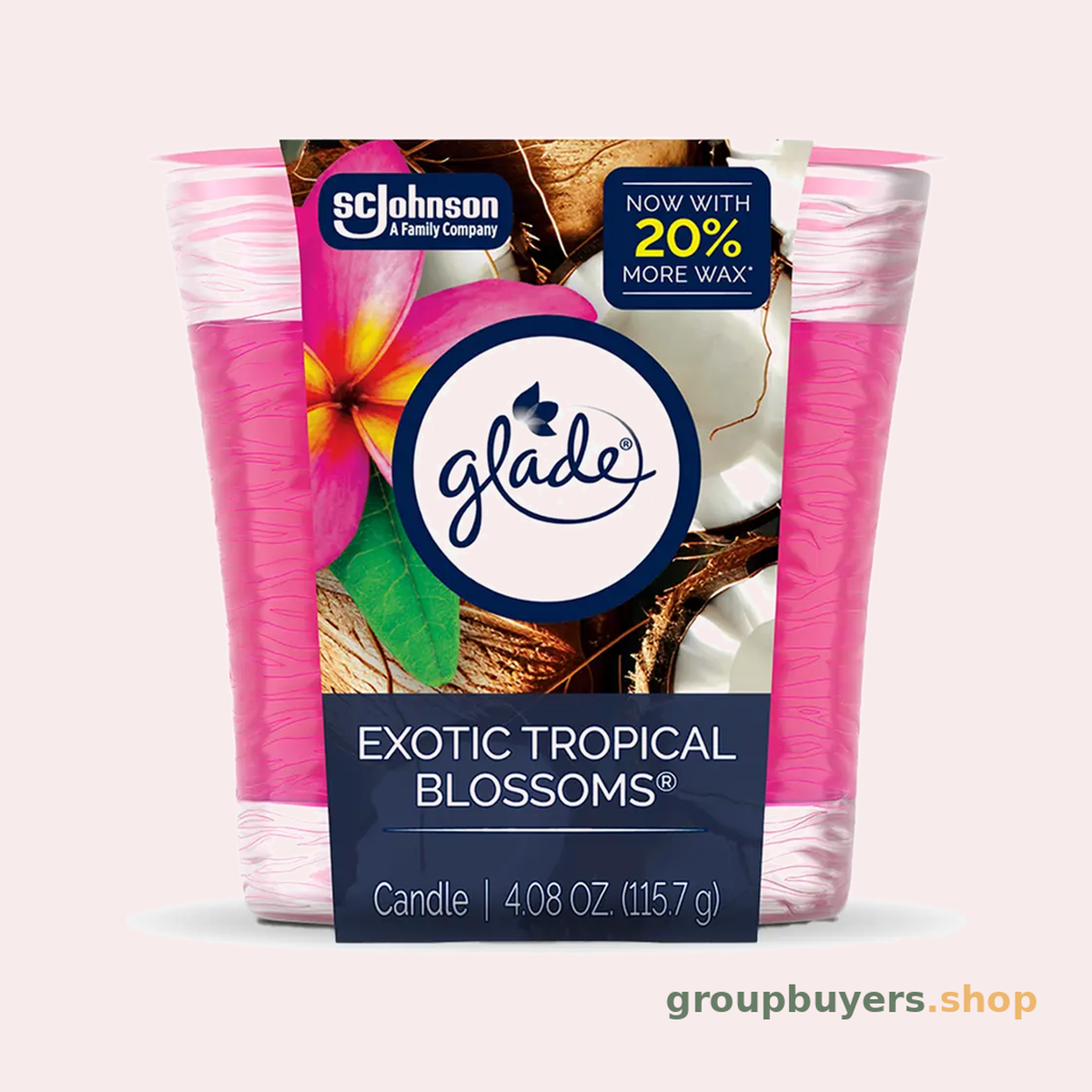 GLADE CANDLE EXOTIC TROPICAL BLOSSOM