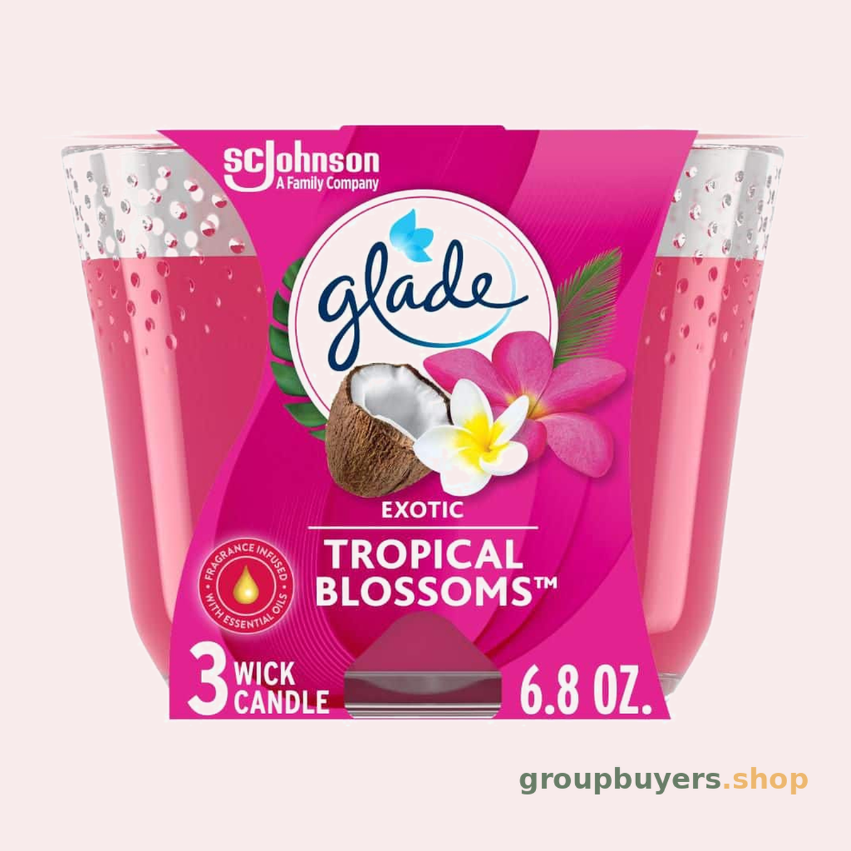 GLADE CANDLE TROPICAL BLOSSOMS