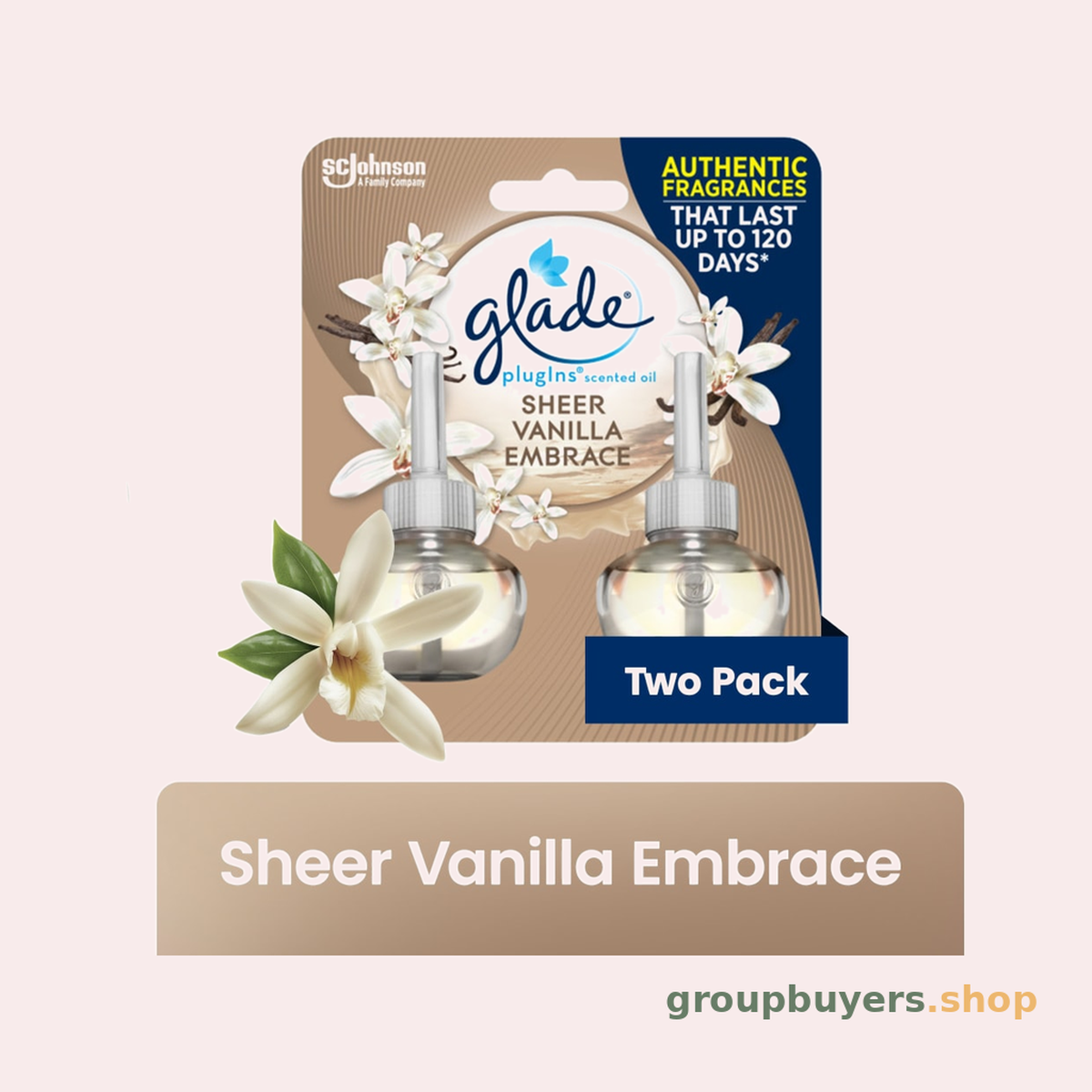 GLADE PISO REFILL SHEER VANILLA EMBRACE