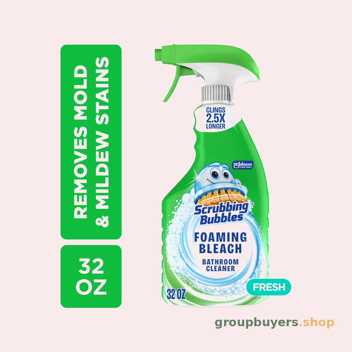 SCRUBBING BUBBLES FANTASTIK FOAMING BLEACH