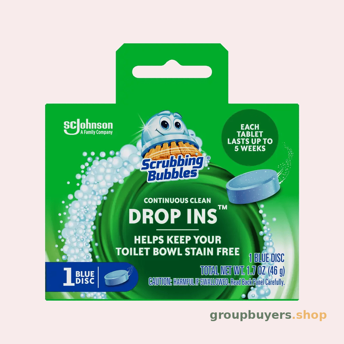 SCRUBBING BUBBLES VANISH DROP INS BLUE