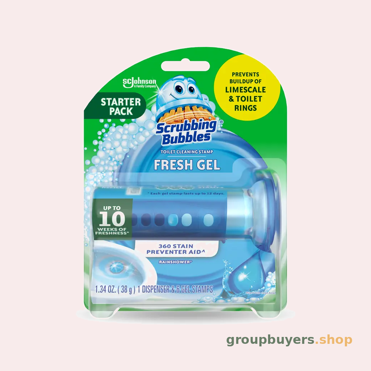 SCRUBBING BUBBLES TOILET GEL CITRUS