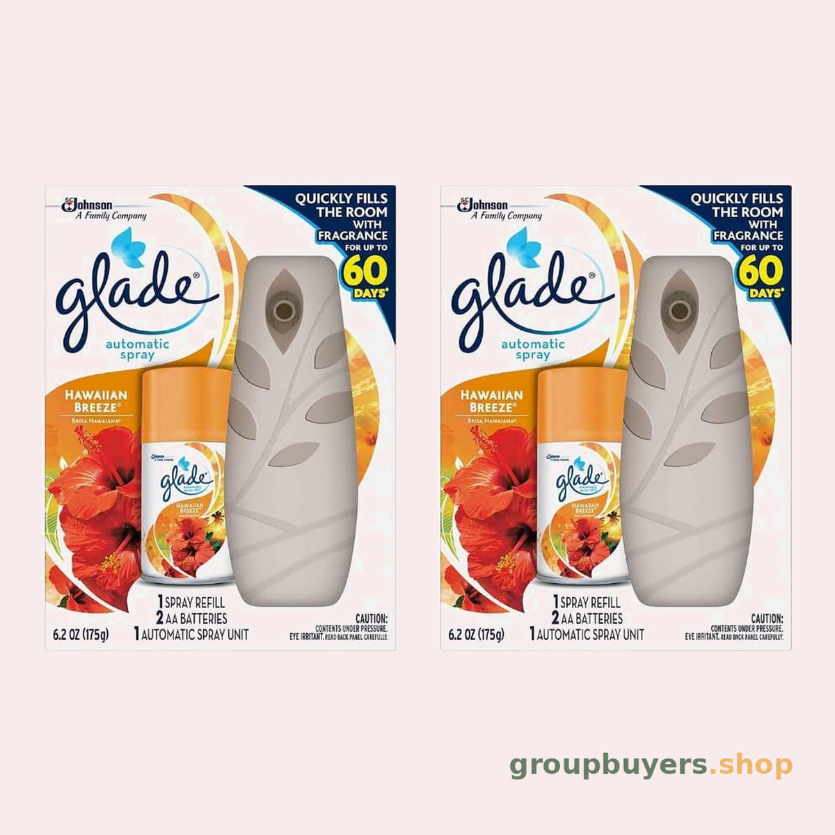 GLADE AUTO SPRAY HAWAIIAN BREEZE KIT