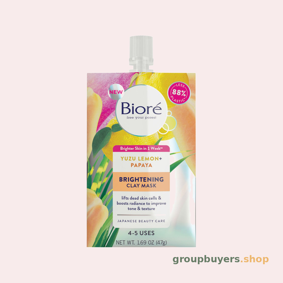 BIORÉ SKIN RENEWING CLAY MASK