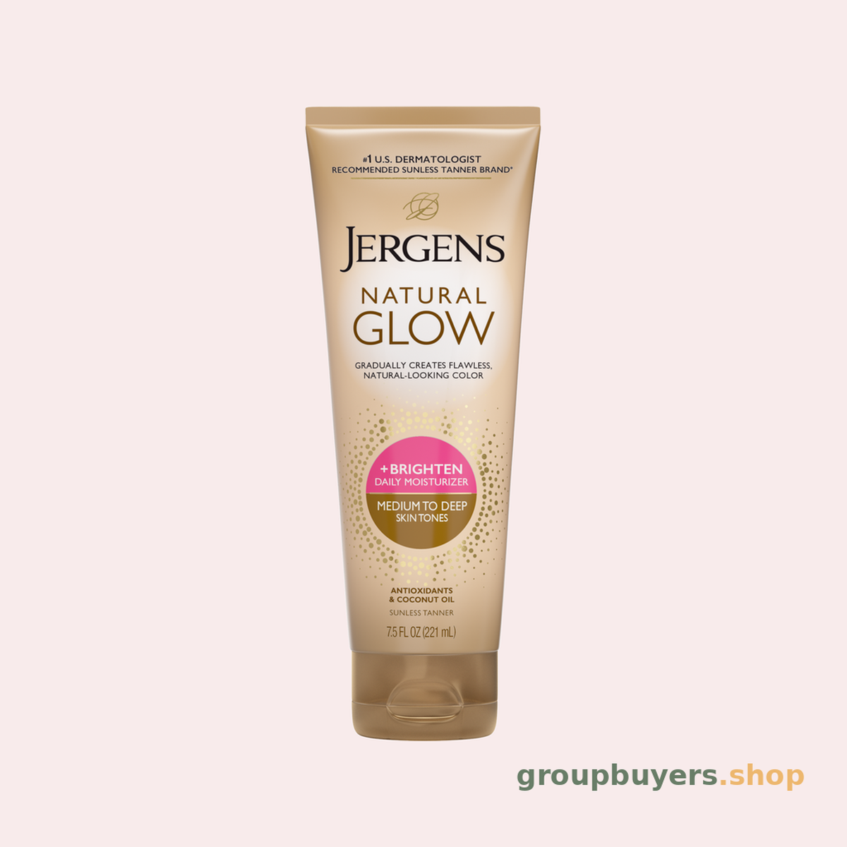 JERGENS NATURAL GLOW DAILY MOISTURIZER MED/DEEP