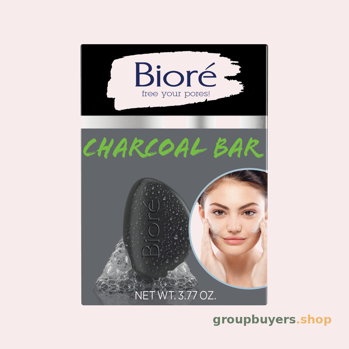 BIORÉ CHARCOAL PORE PENETRATING SCRUBBING BAR