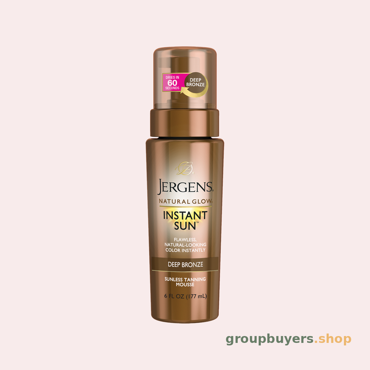 JERGENS NATURAL GLOW INSTANT SUN MOUSSE DEEP