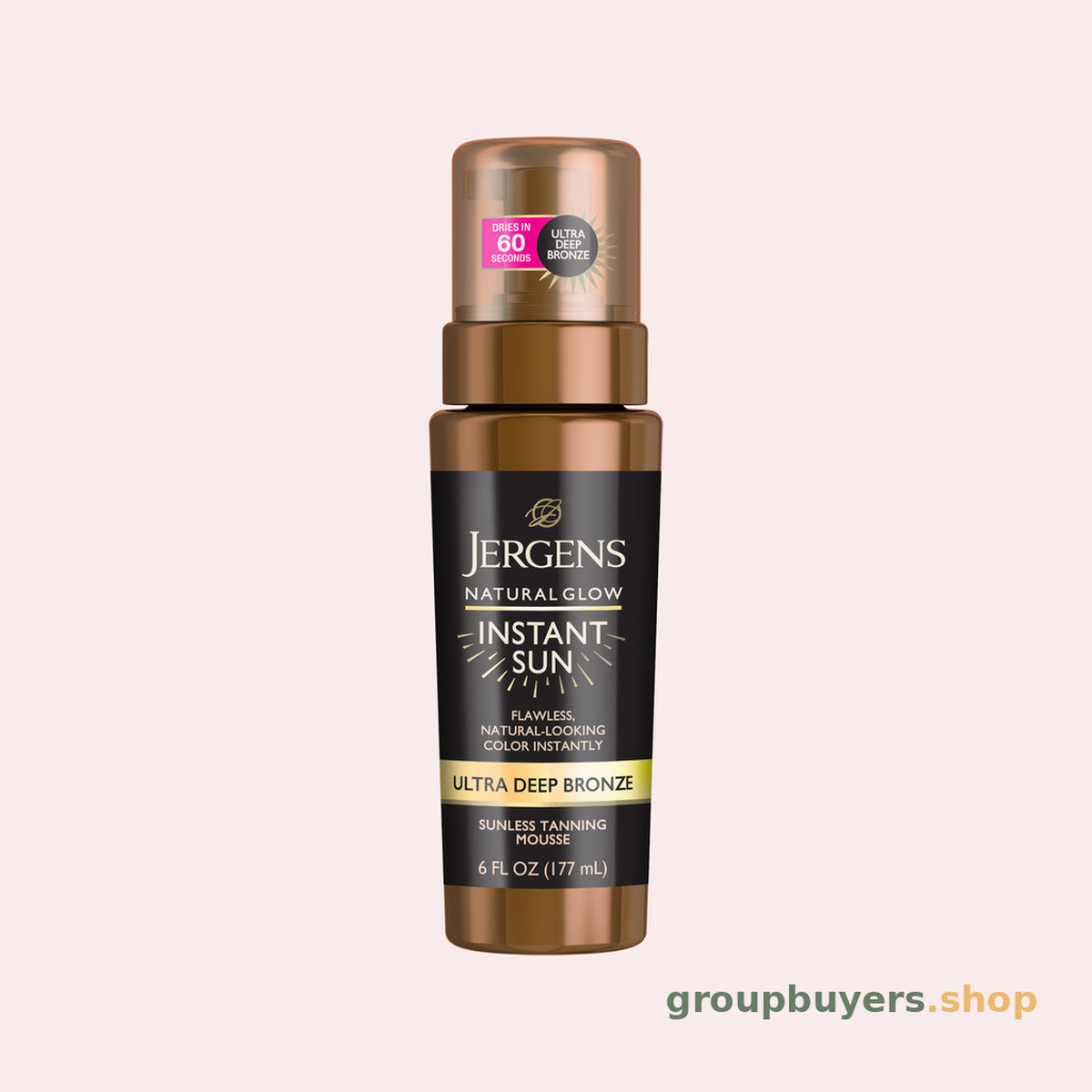 JERGENS NATURAL GLOW INSTANT SUN MOUSSE ULTRA DEEP