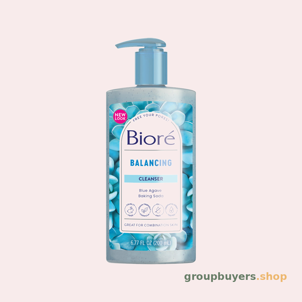 BIORÉ BLUE AGAVE & BAKING SODA BALANCING PORE LIQUID CLEANSER