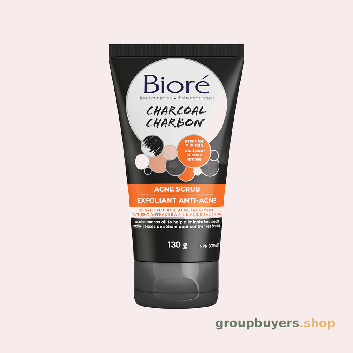 BIORÉ CHARCOAL ACNE SCRUB