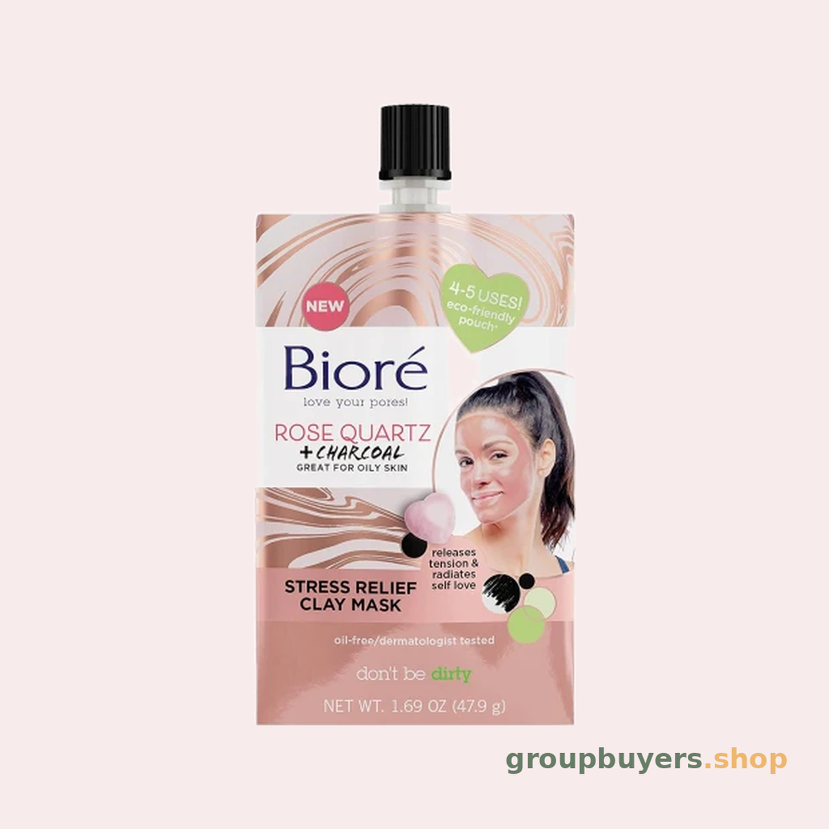 BIORÉ ROSE & CHARCOAL MASK