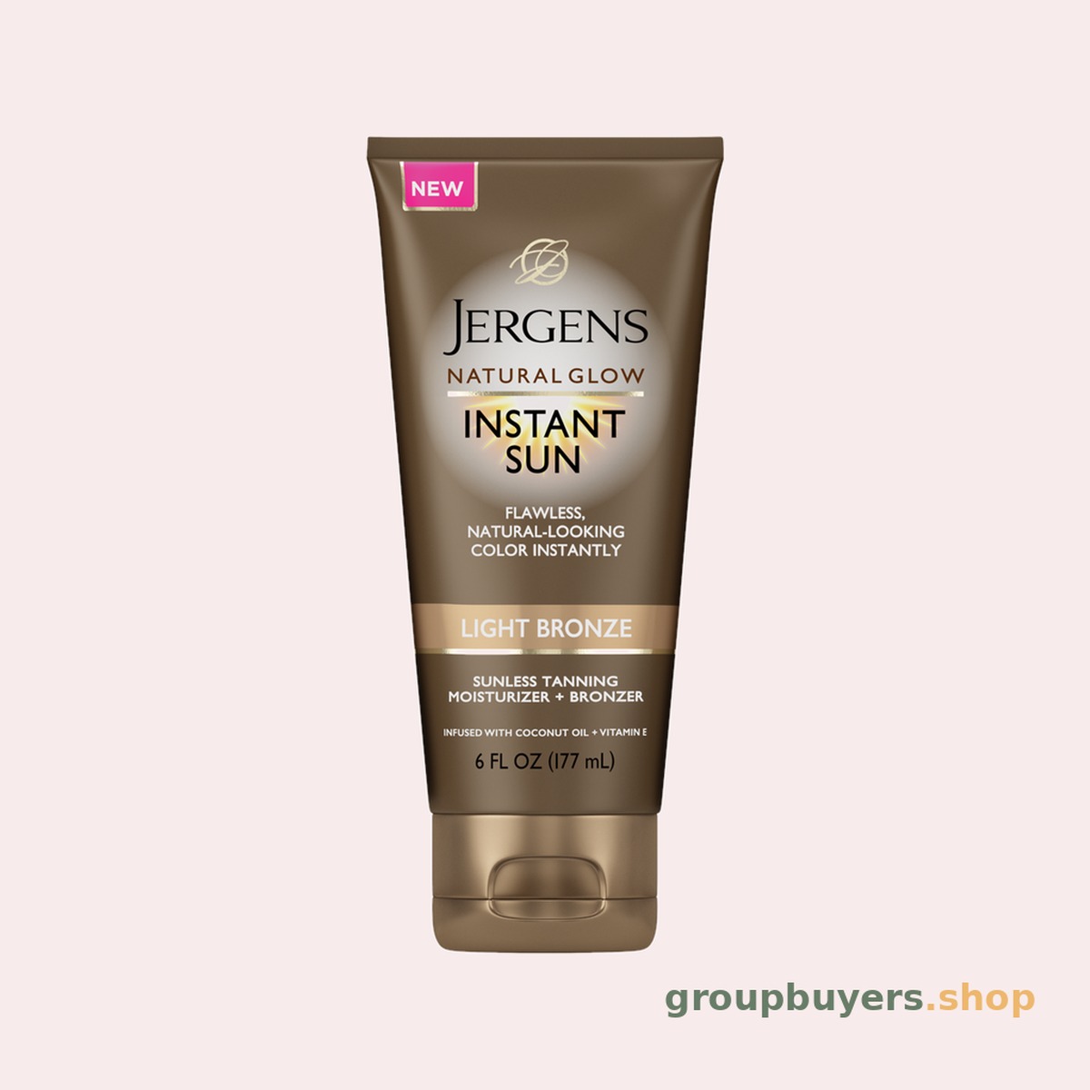 JERGENS NATURAL GLOW MOISTURIZER & BRONZER LIGHT