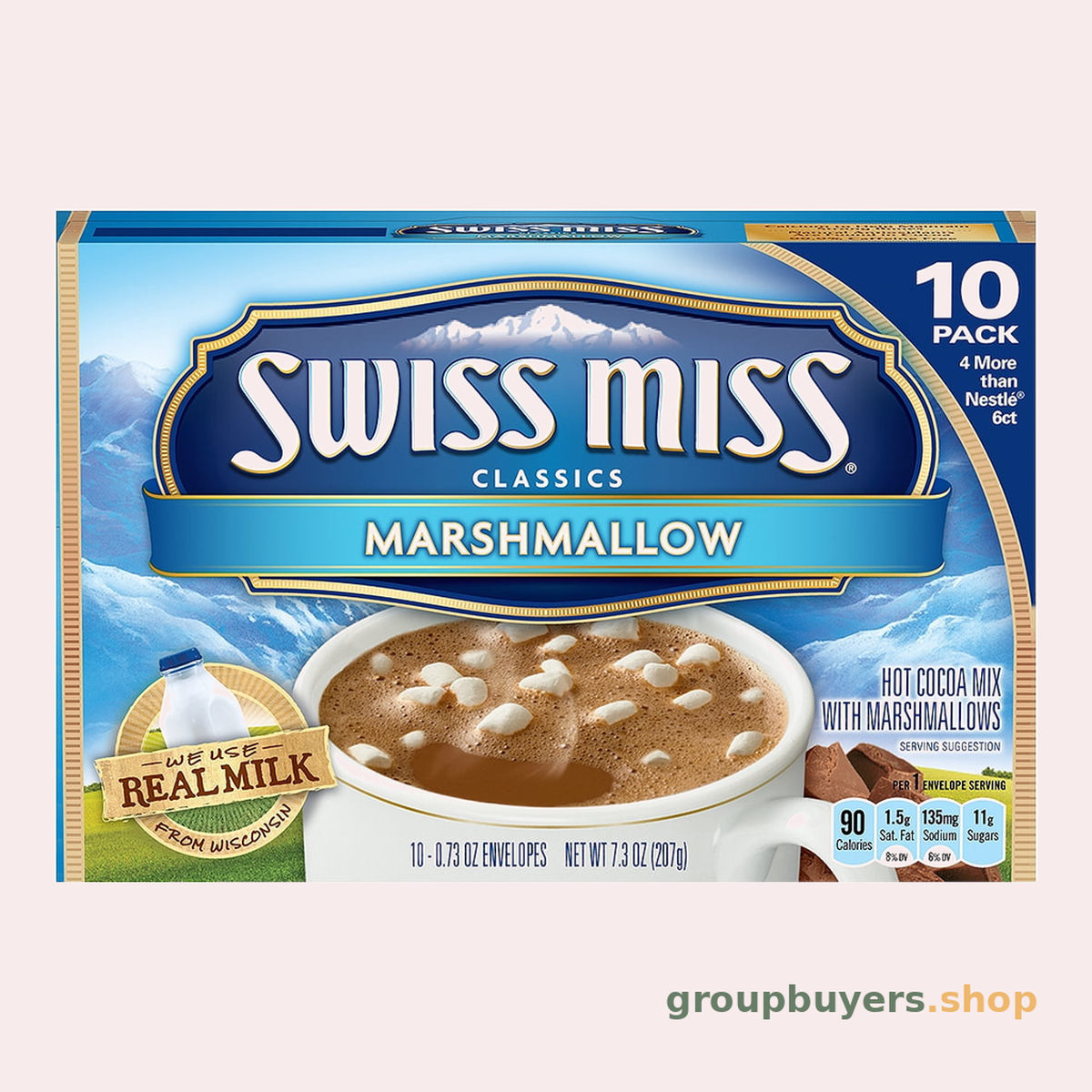 SWISS MISS COCOA CHOCOLATE MIX WITH MARSHMALLOWS