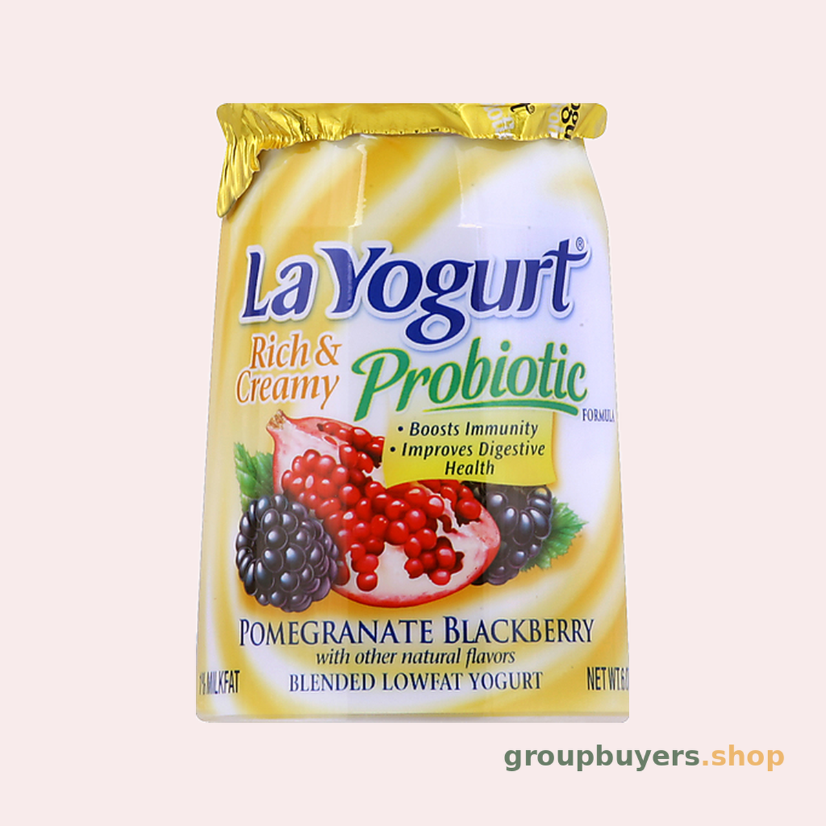 La Yogurt Rich & Cream Pomegranate Blackberry