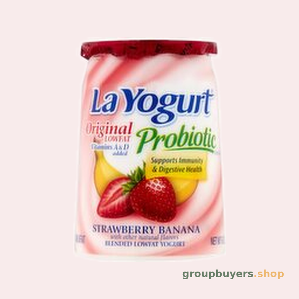La Yogurt Original Strawberry Banana