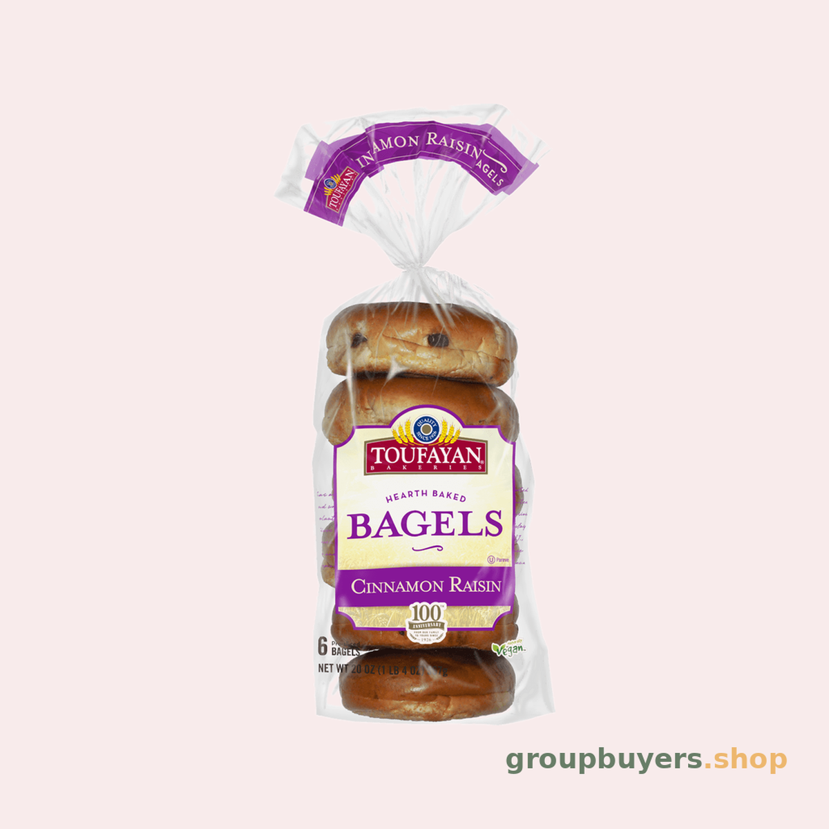 Toufayan Bagel Cinn Raisin 12x20oz