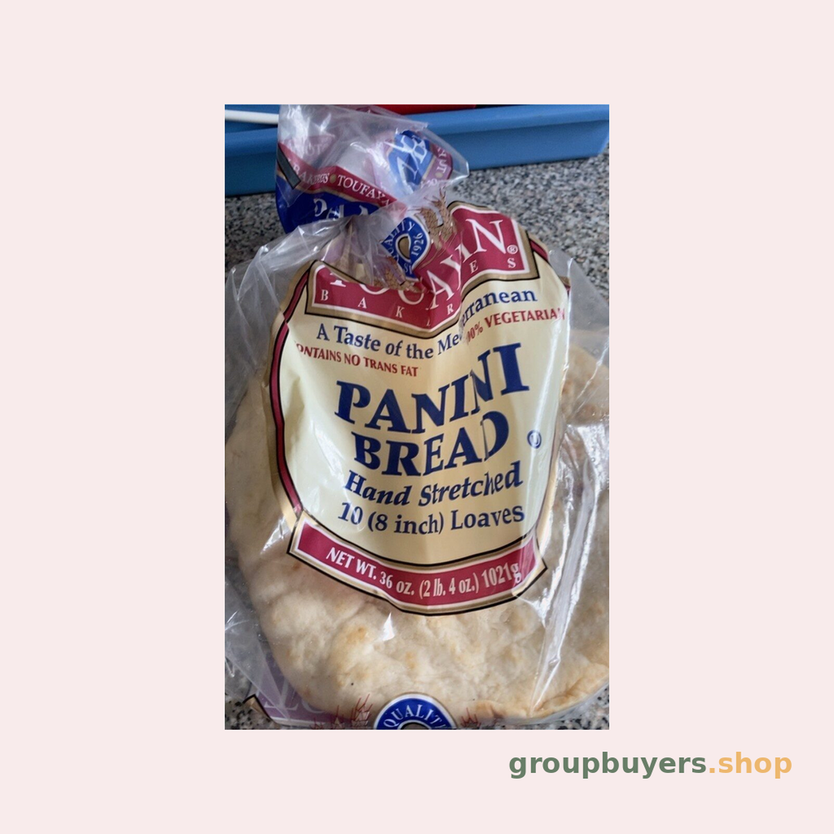 TOUFAYAN PANINI BREAD 10X32OZ