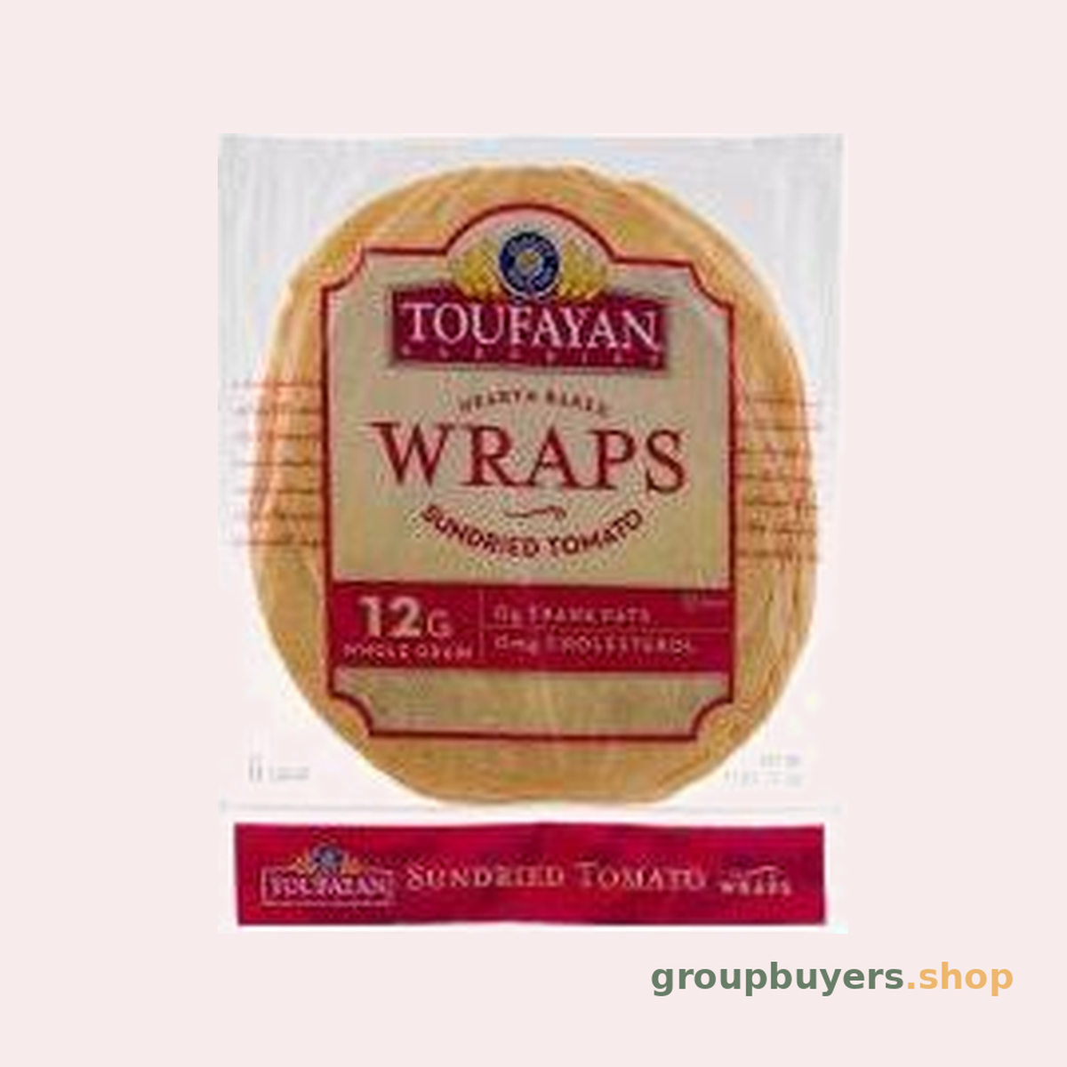 TOUFAYAN WRAPS TOMATO BASIL 16X10OZ