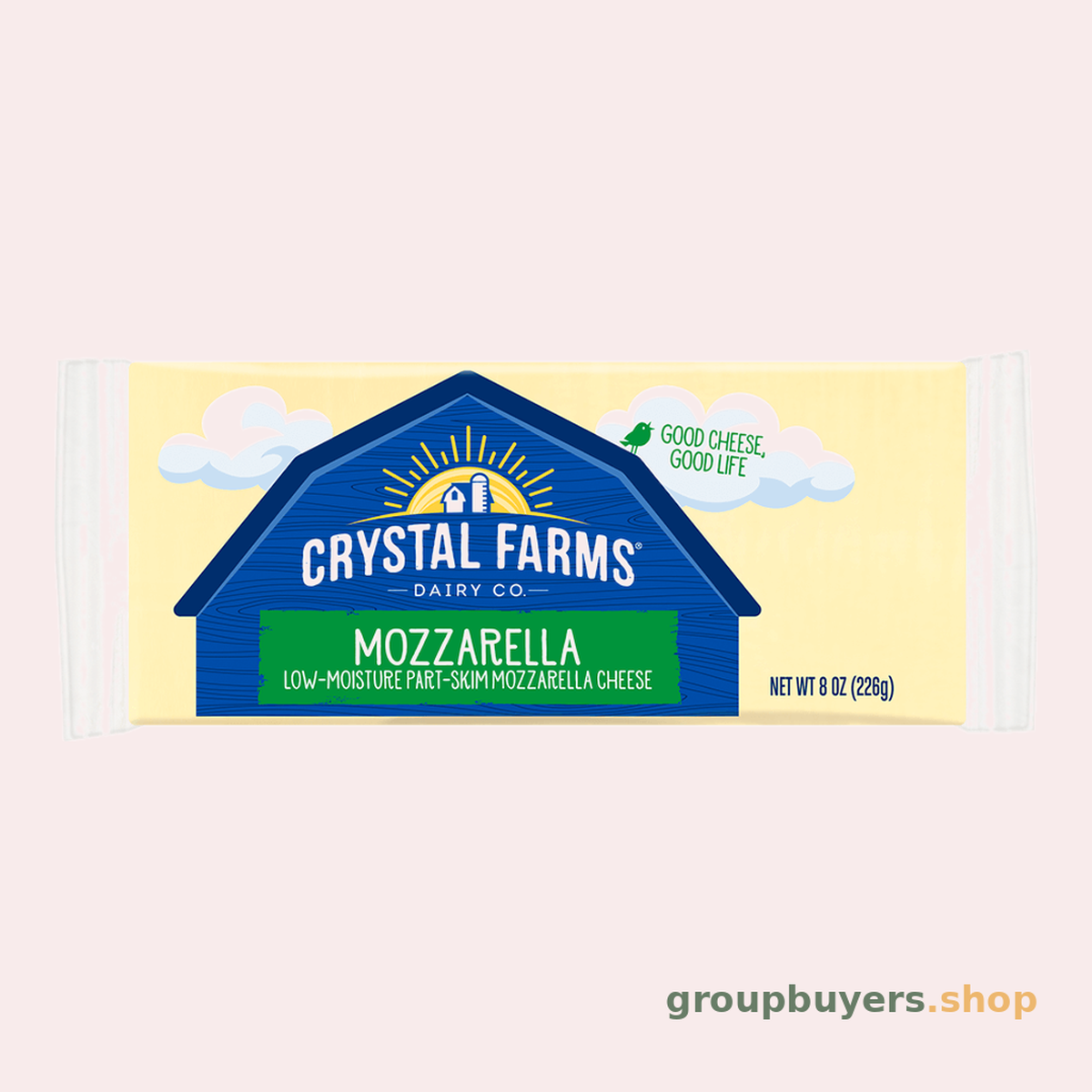 Crystal Farms Mozzarella Chunk Cheese