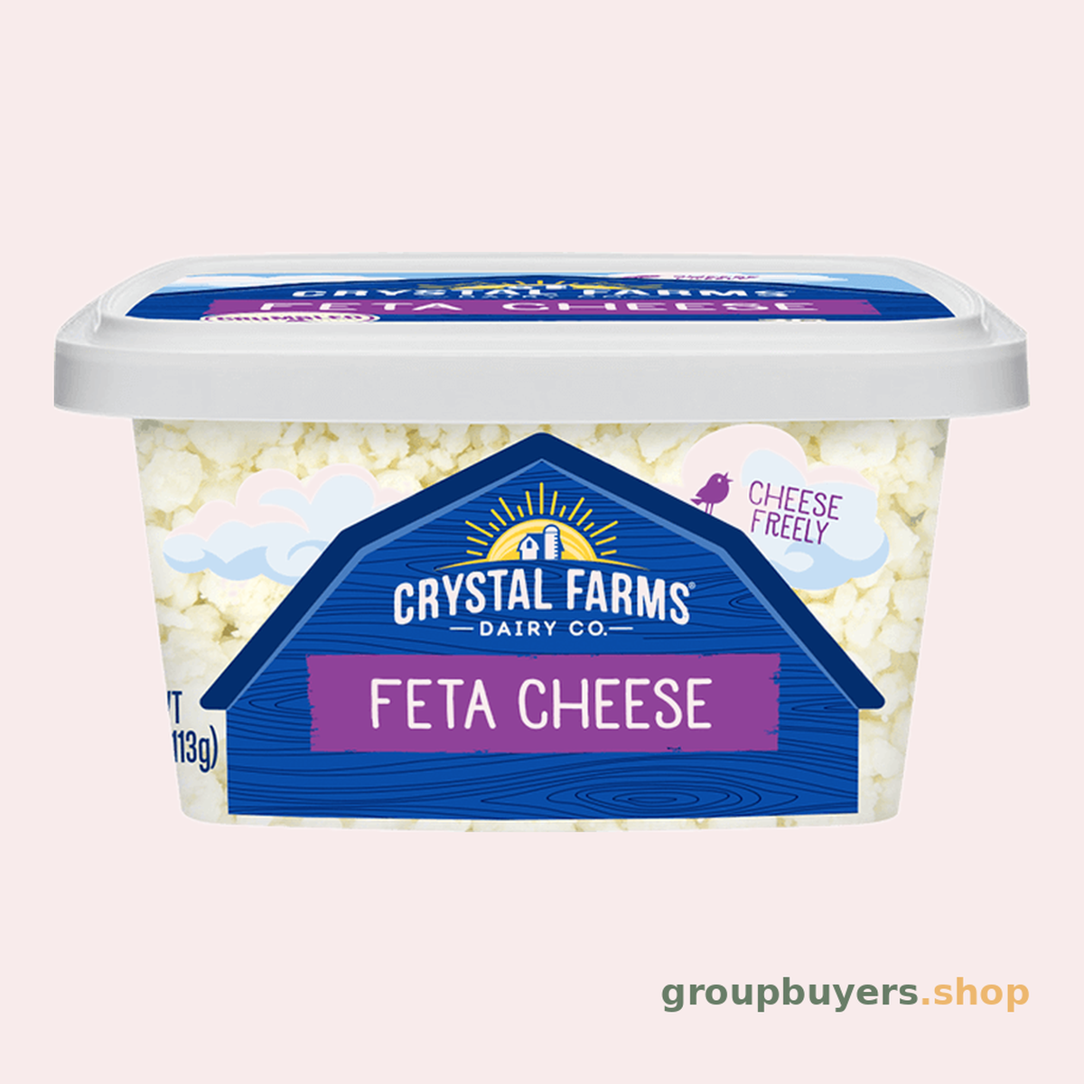 Crystal Farms Feta Crumbles Tub***
