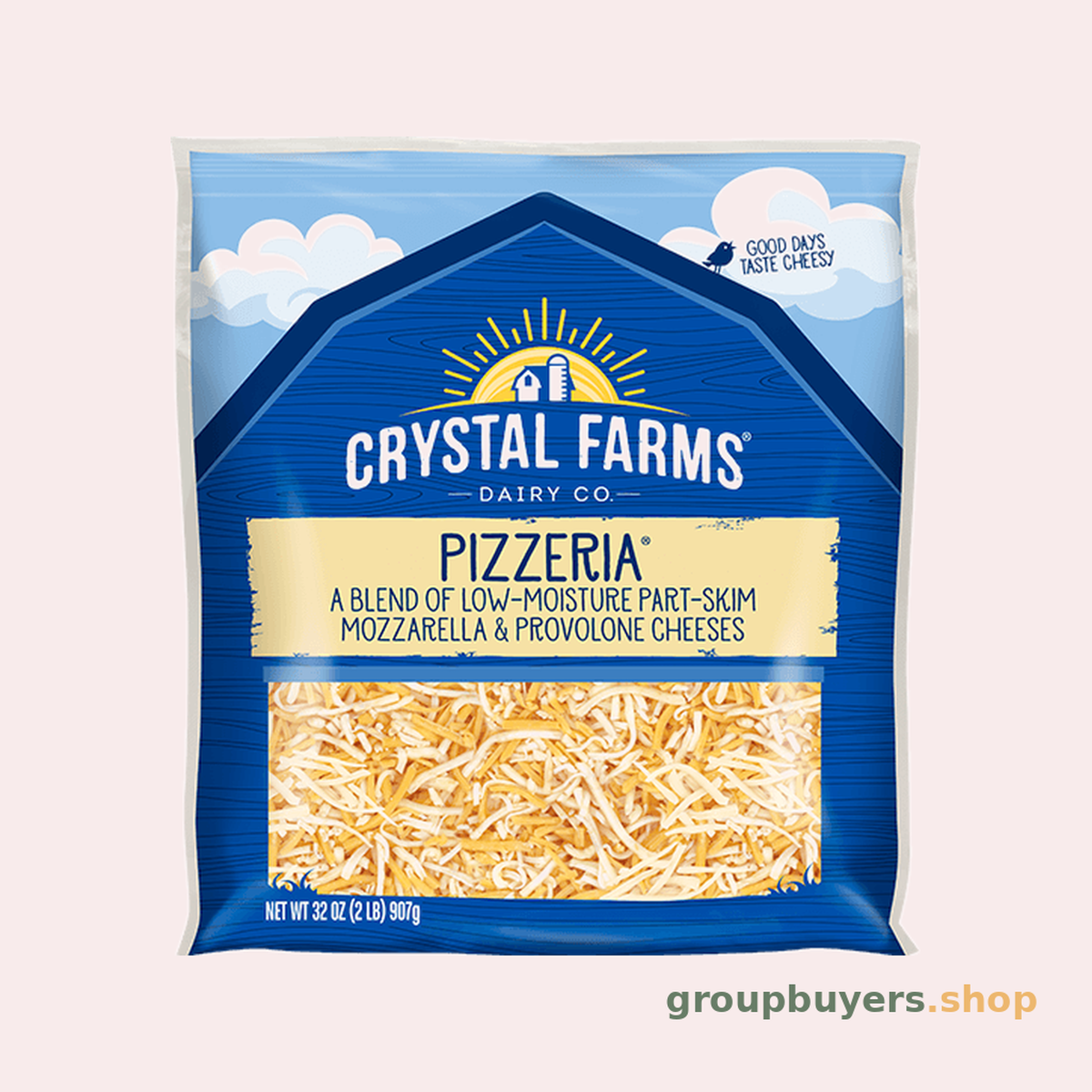 Crystal Farms Shredded Gusset Pizzeria