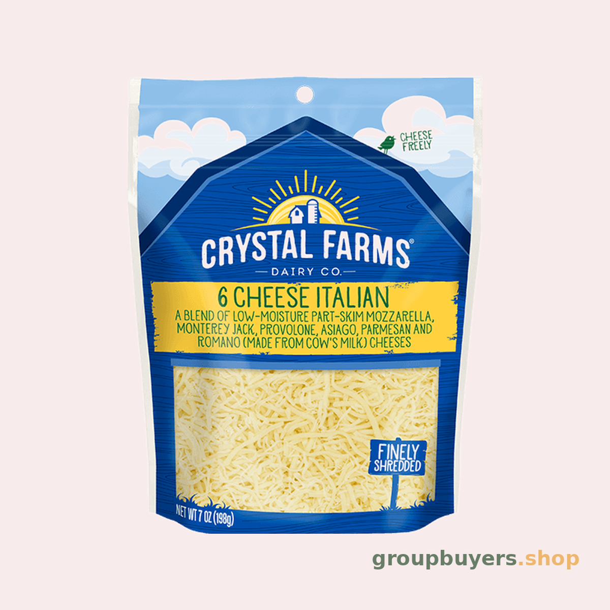 Crystal Farms Shredded Gusset Italian