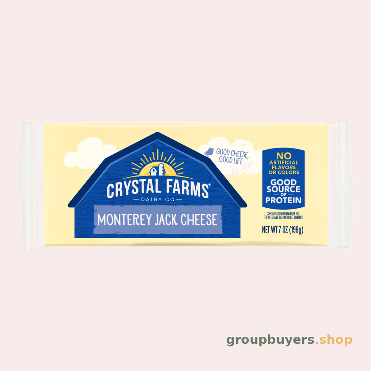 Crystal Farms Monterey Jack Chunk 12x7oz