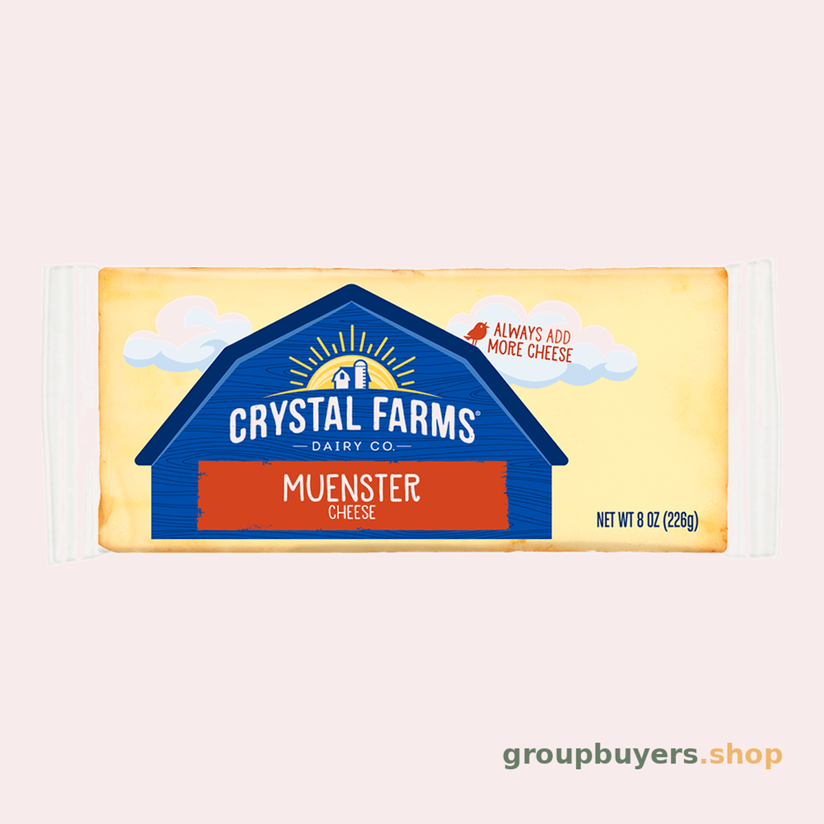 Crystal Farms Muenster Chunk 12x7oz