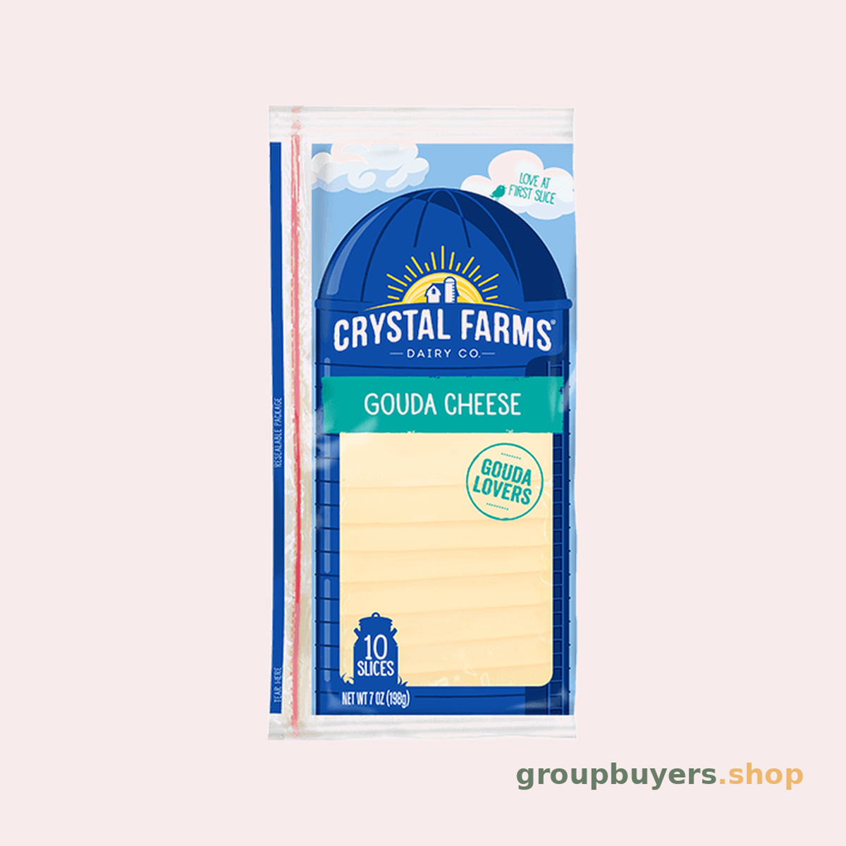 Crystal Farms Gouda Chee Shingles 12x7oz