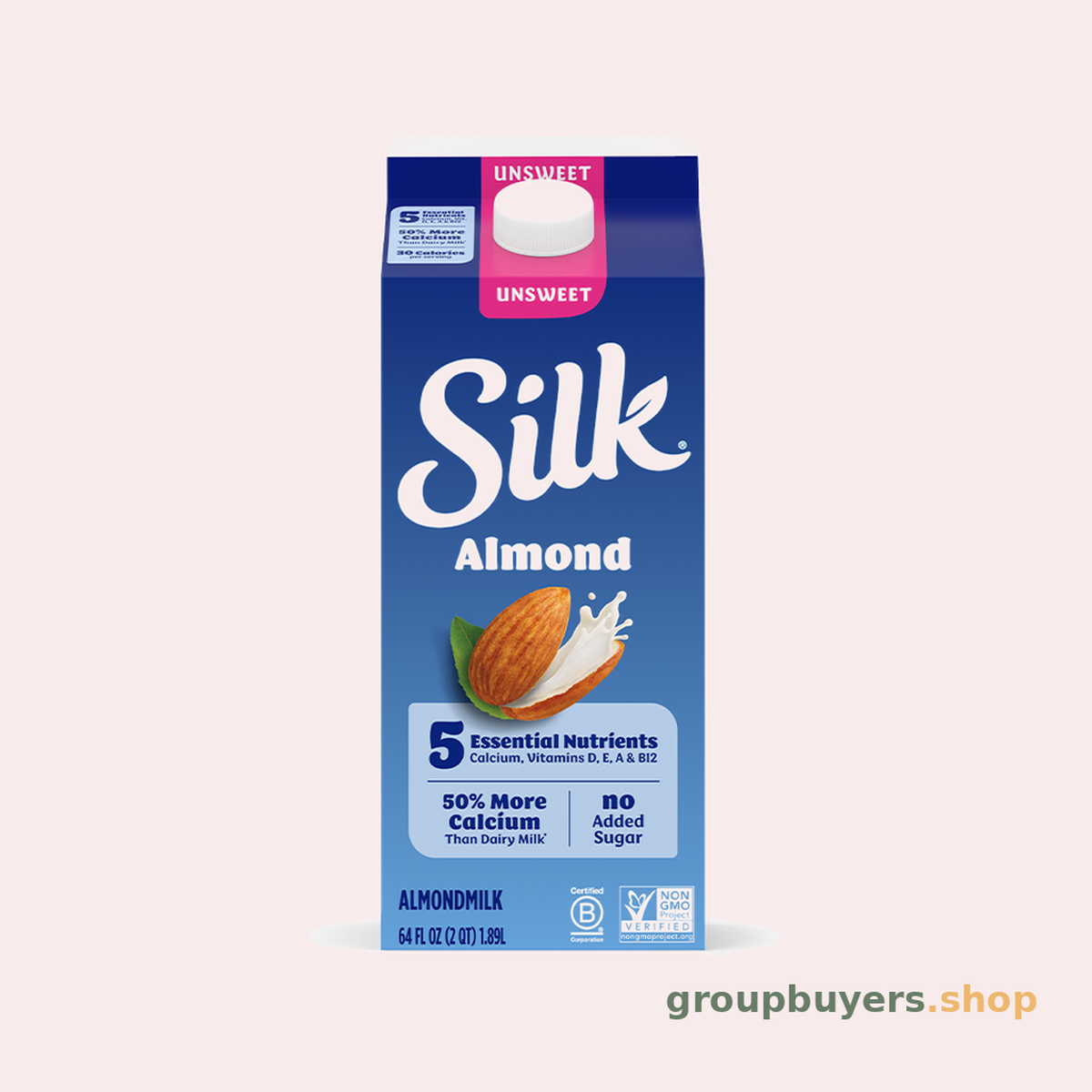 Silk Milk Almond Orig Unsweetened