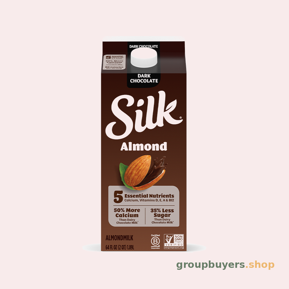 Silk Almond Milk Dark Choc.(Refrige)