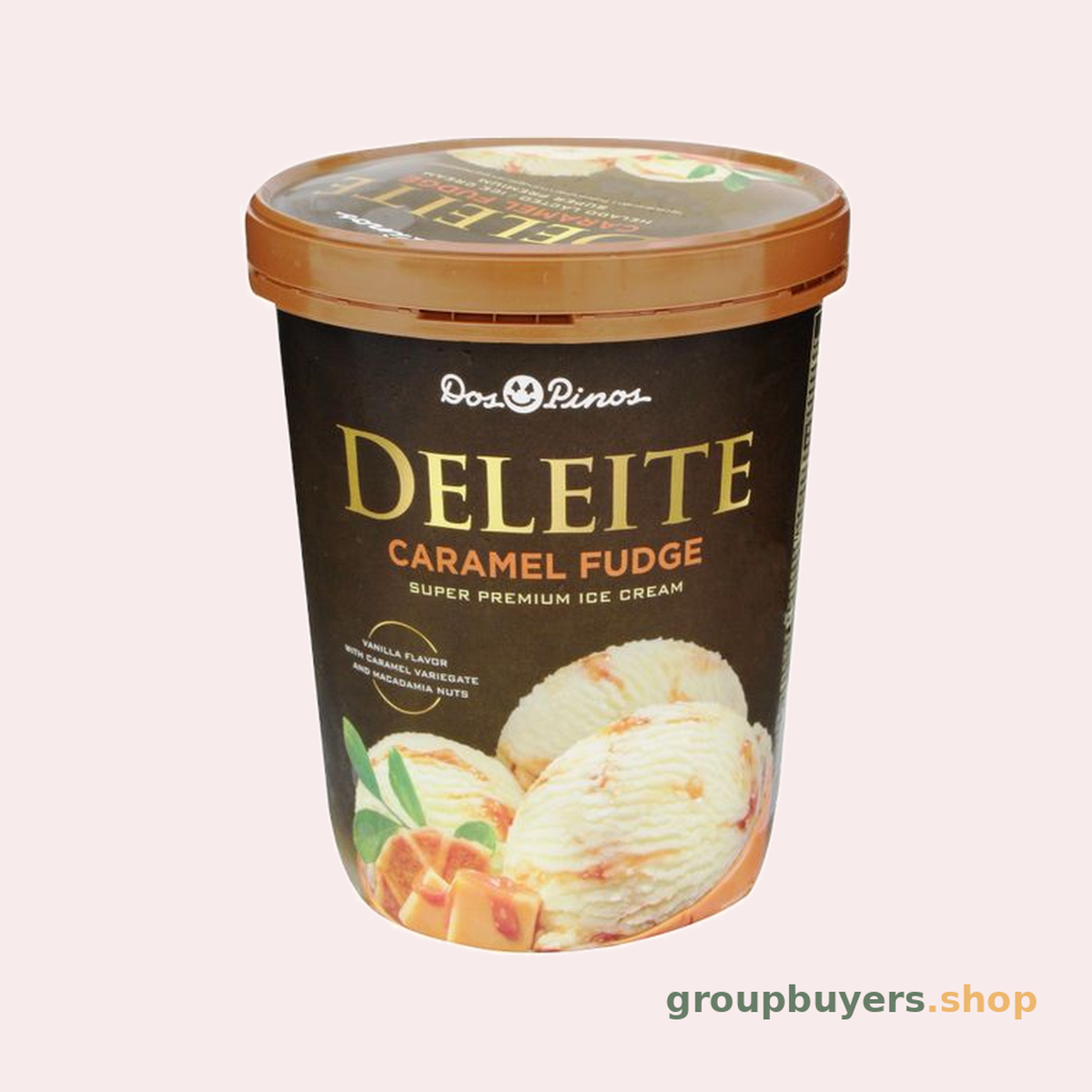 Deleite Caramel Fudge 1/4 Gal