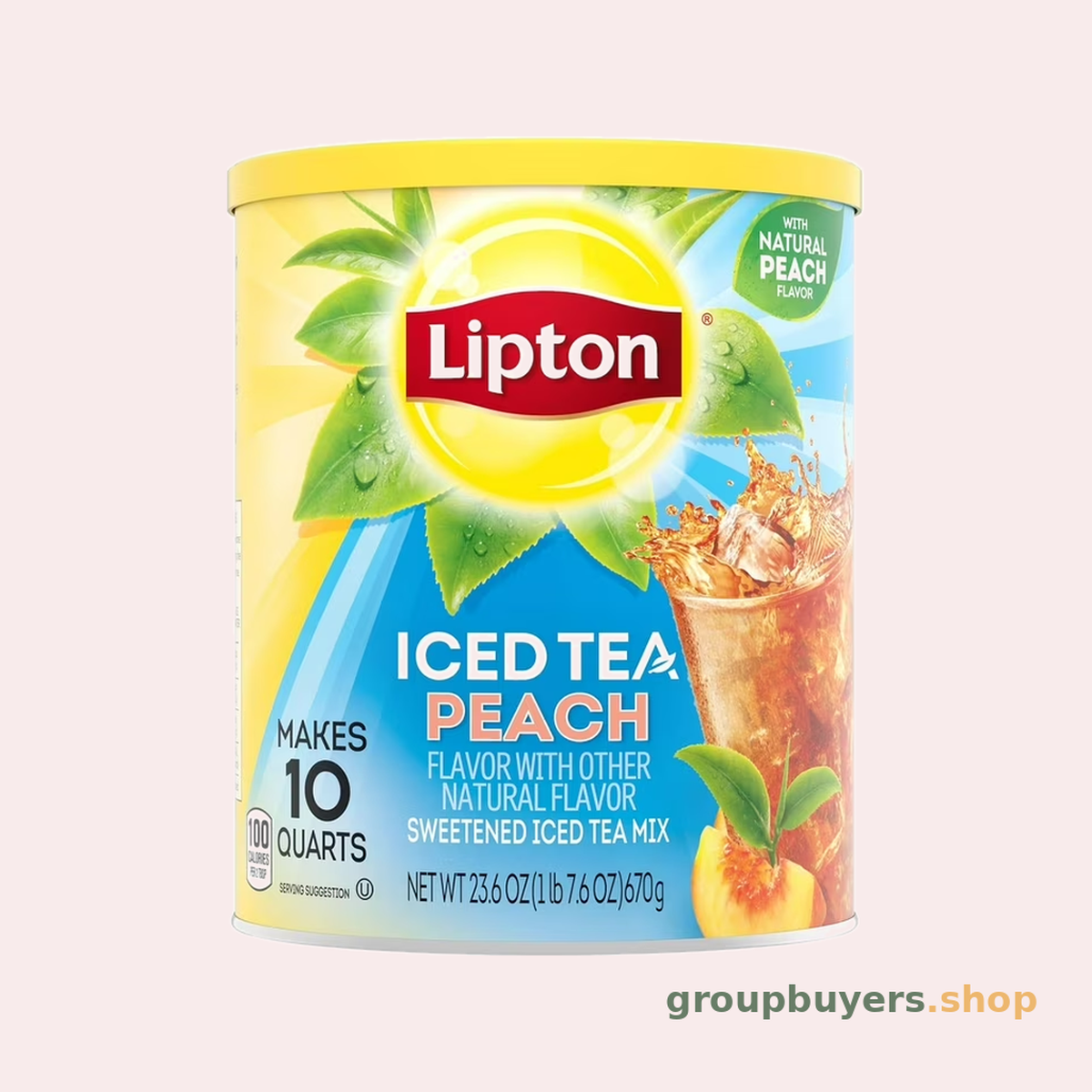 ICED TEA PEACH 6X10QT