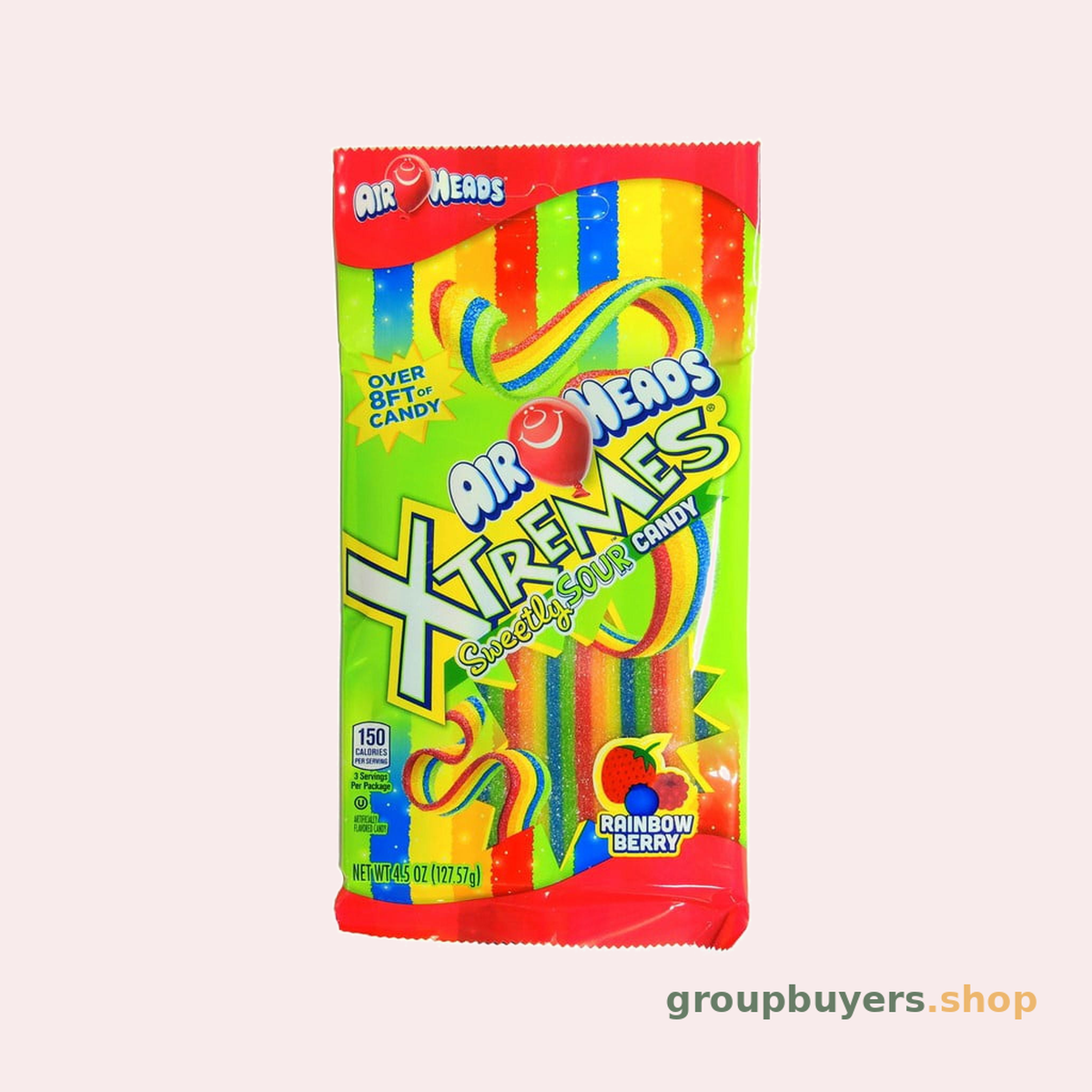 Airheads Xtreme Belts Rainbow Berry