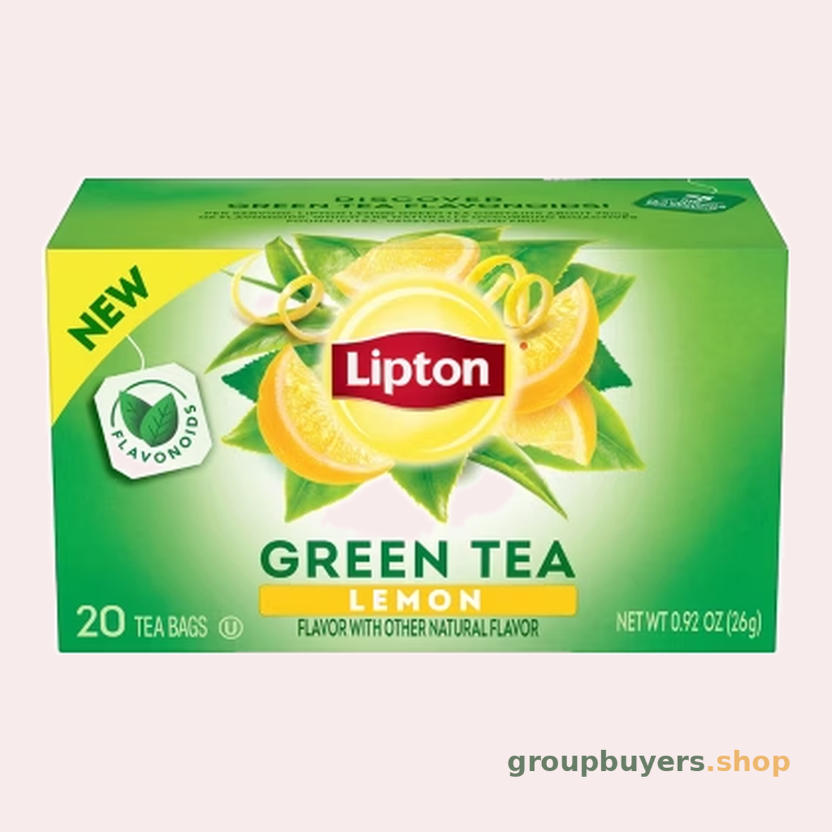 LIPTON 100% GREEN TEA 6 20ct