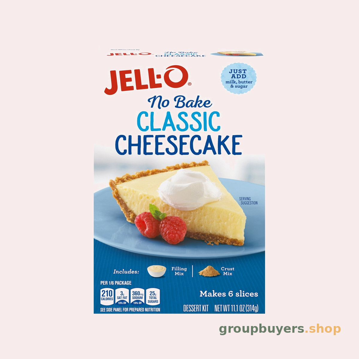 KRAFT JELL-O NOBAKE REAL CHEESECAKE