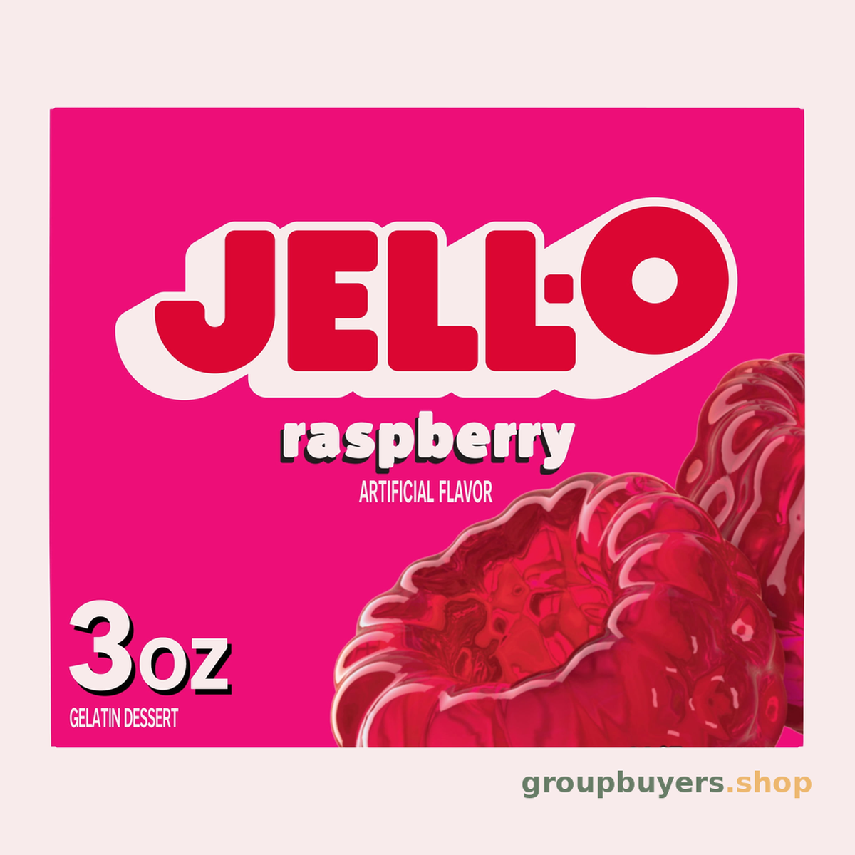 KRAFT JELL-O RASPBERRY