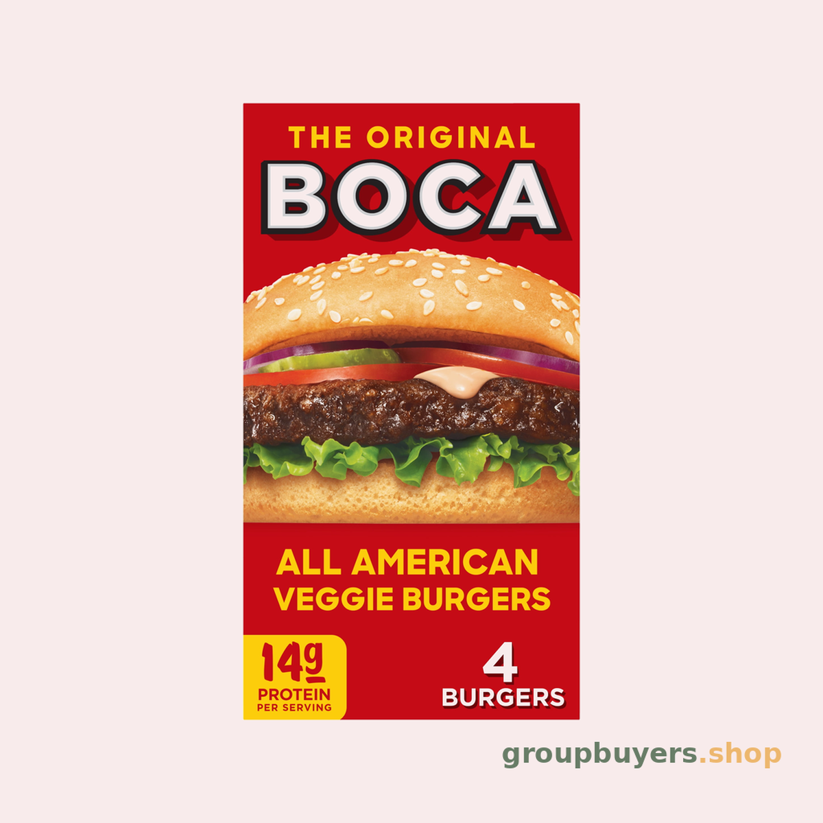 KRAFT BOCAL ALL AMERICAN VEGGIE BURGER