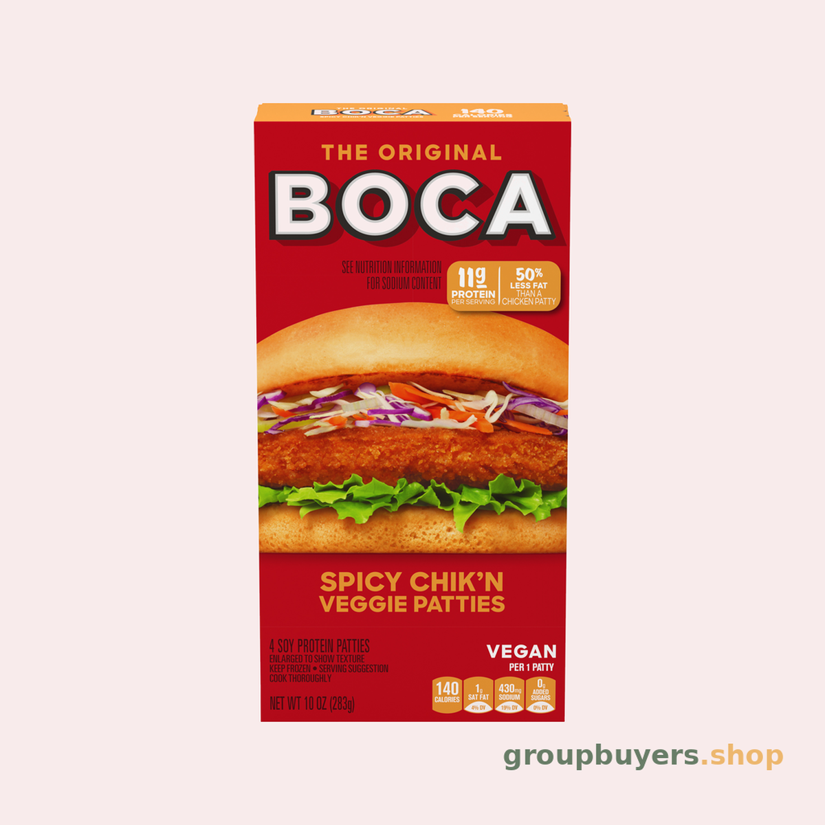 KRAFT BOCA SPICY CHICK VEGGIE PATTY
