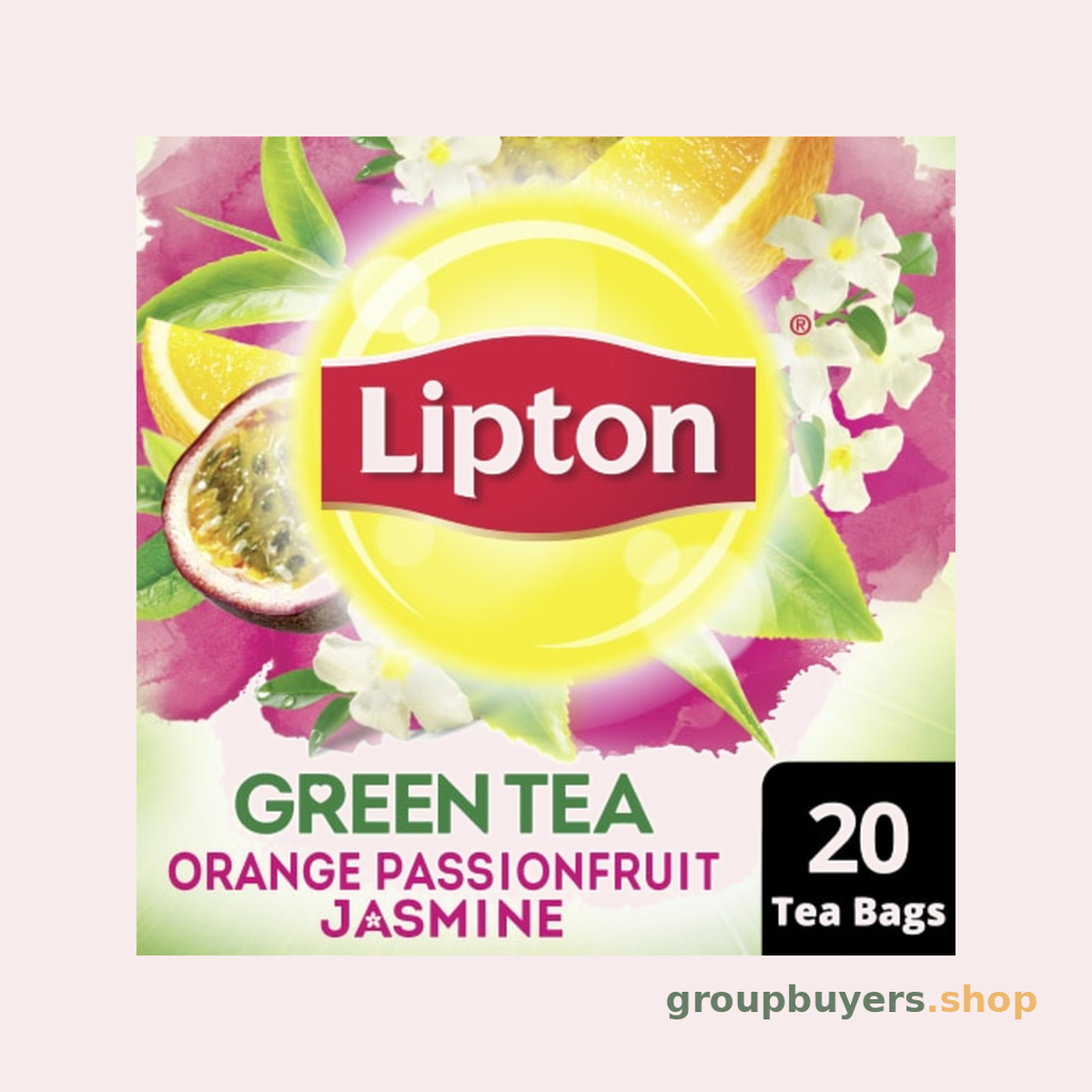 LIPTON ORANGE PASSION JASMINE GREEN 6/20 CT