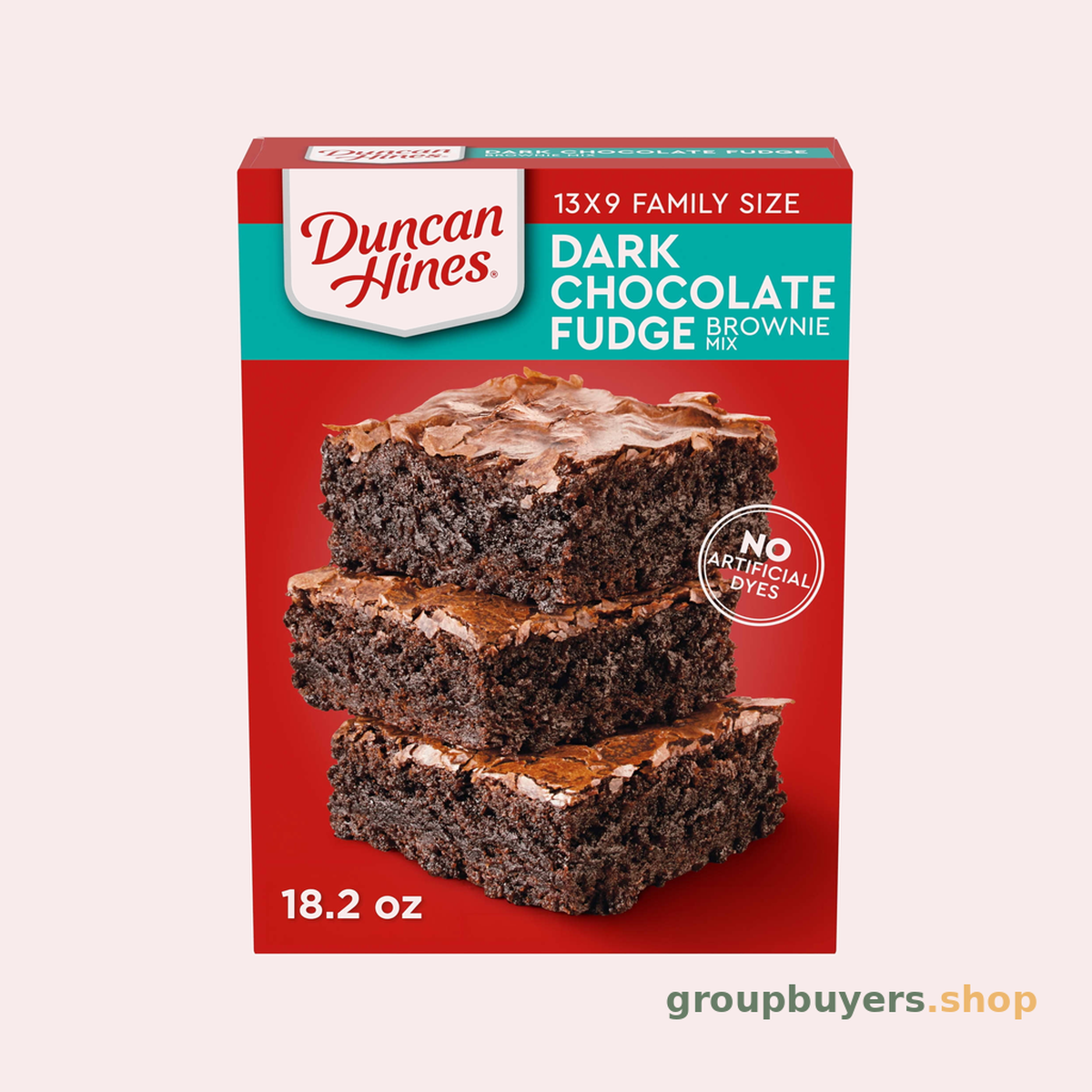 Duncan Hines Dark Chocolate Fudge Brownie